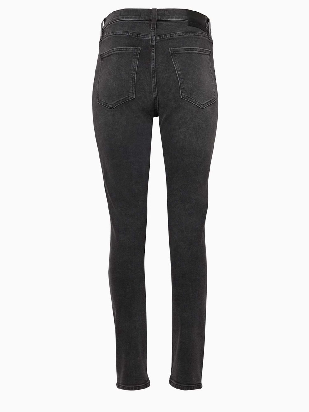 Denim Forum ($128) 80s Bardot High Rise Slim Jeans Black Liquorice Vintage Sz 27 - Picture 7 of 16
